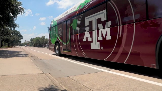 Texas A&M Electric Bus Announcement