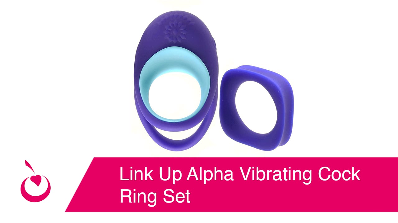 Link Up Alpha Vibrating Cock Ring Set