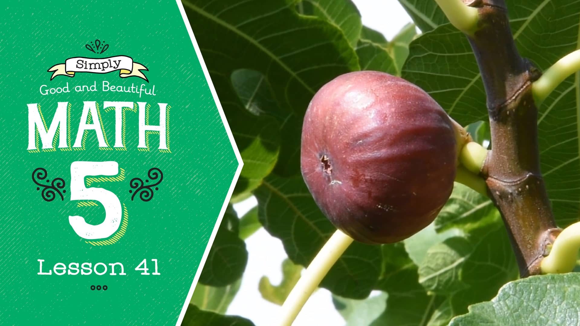Lesson 41 simply good and beautiful math 5 on vimeo