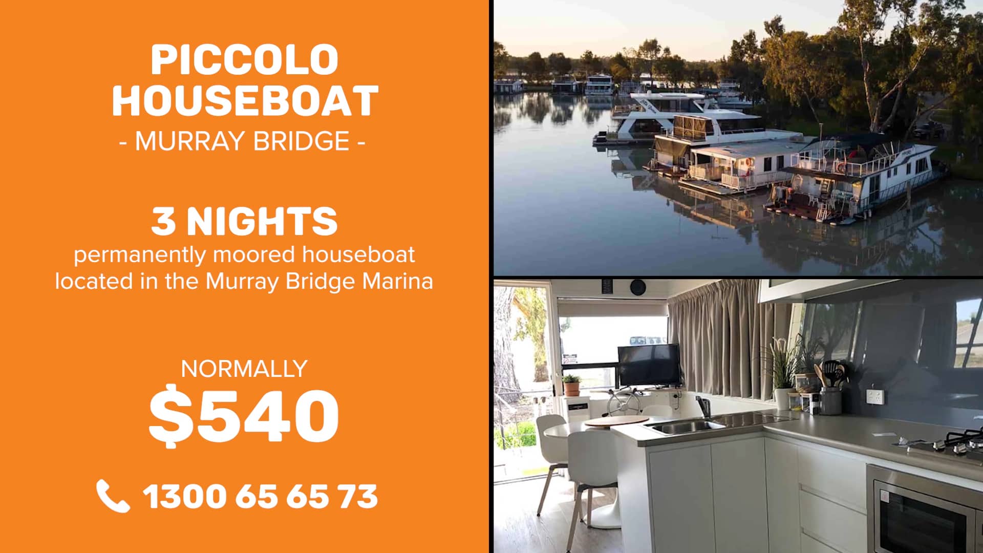 Piccolo Houseboat Murray Bridge, SA on Vimeo