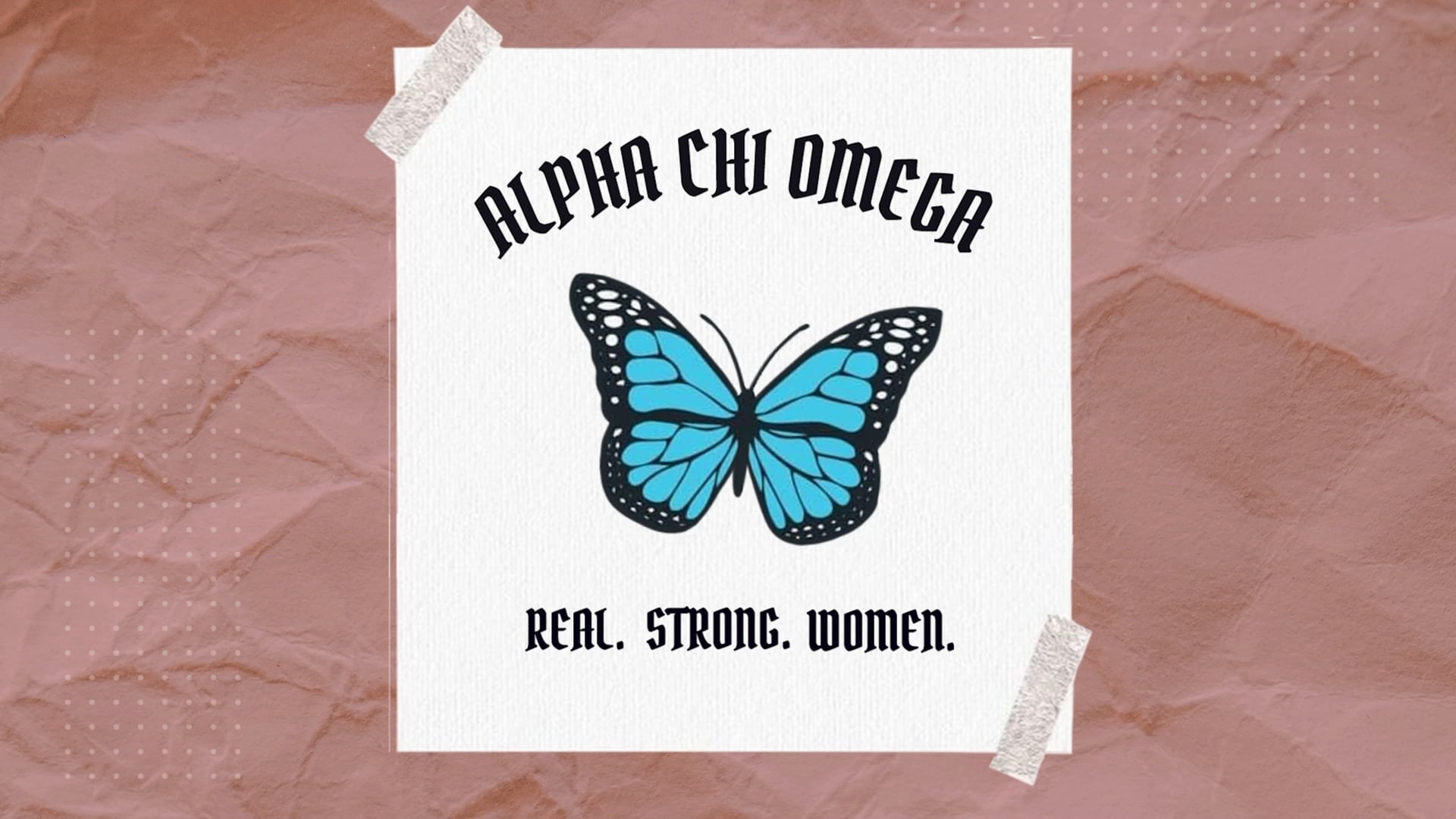 Alpha Chi Omega Sorority Recruiting Video
