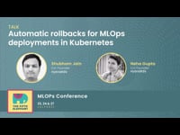 Automatic rollbacks for MLOps deployments in Kubernetes