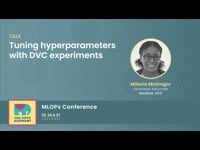 Tuning hyperparameters with DVC experiments