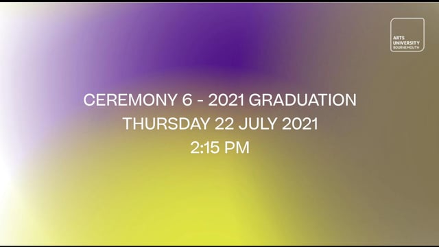 Ceremony 6 - 2021 Graduation - Thursday 22 July 2021 - 2:15 pm