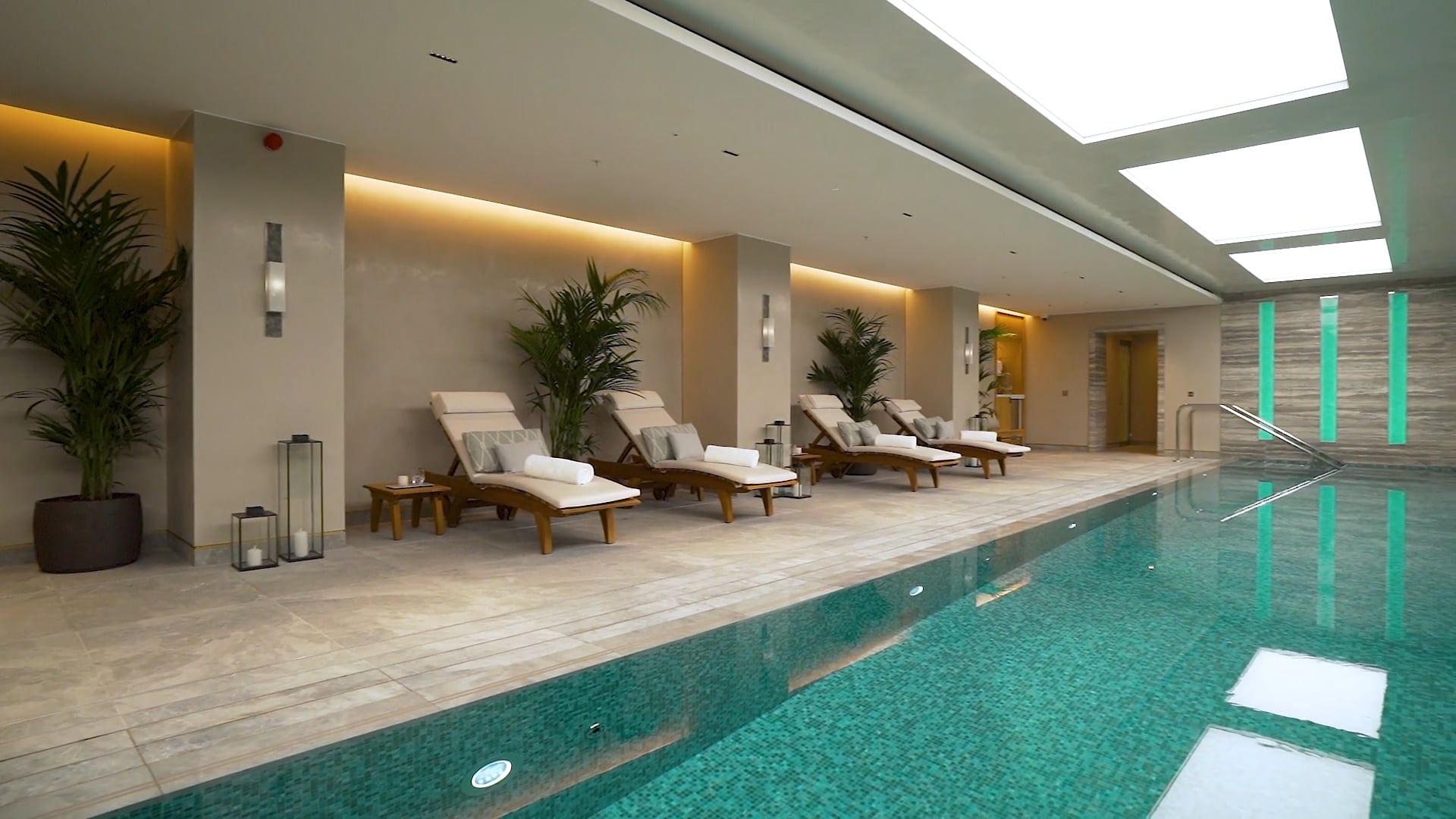 Luxury Pool and Spa at Auriens Chelsea
