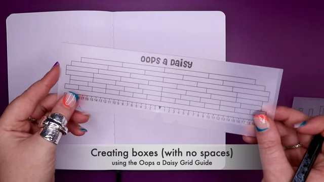How To Use Your Journal Grid Ruler - Oops a Daisy UK