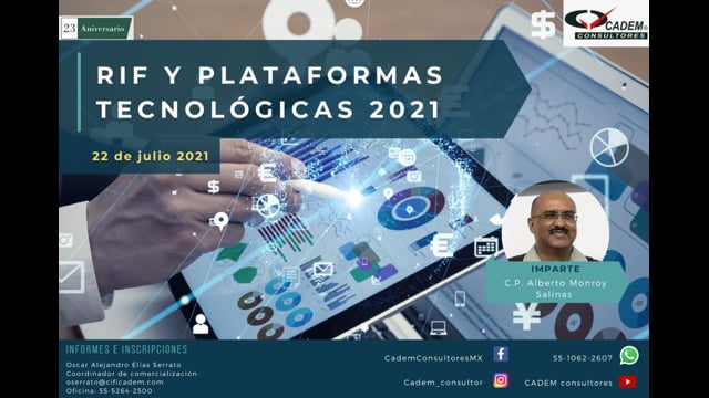 RIF Y PLATAFORMAS TECNOLÓGICAS 2021