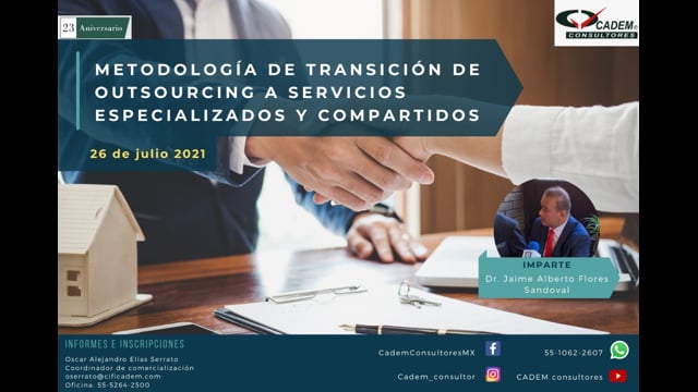METODOLOGÍA DE TRANSICIÓN DE OUTSOURCING A SERVICIOS ESPECIALIZADOS Y COMPARTIDOS
