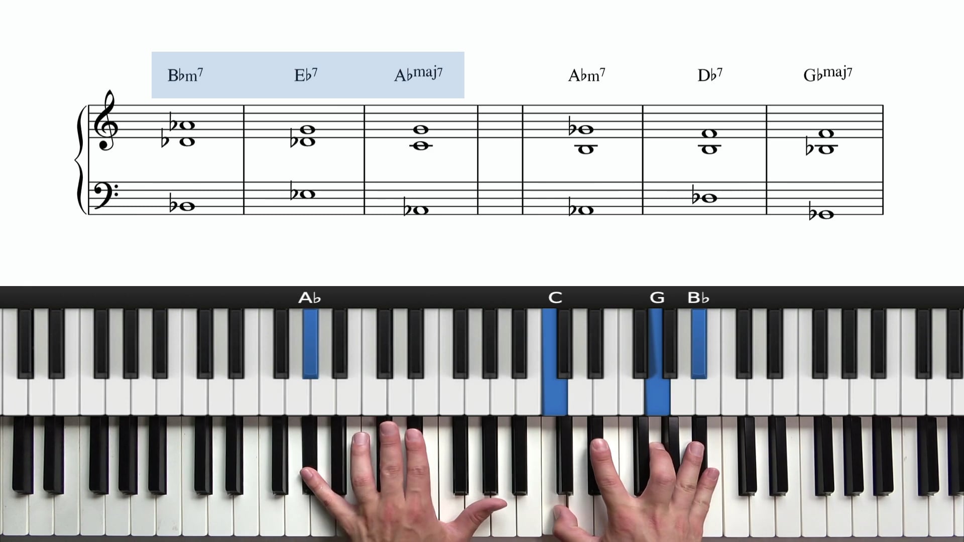 1 - Whole Step 3-note voicings