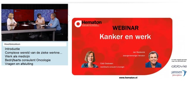 Webinar kanker en werk