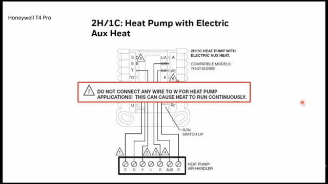 Heat Pump Wiring - Honeywell T4 (5 of 9)