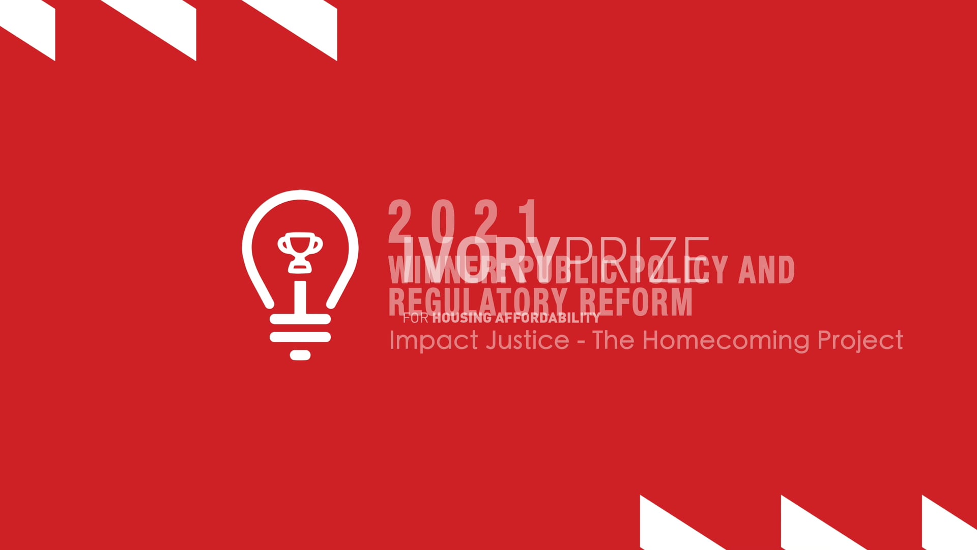 Ivory Homes - Ivory Prize 2021 - Homecoming Project