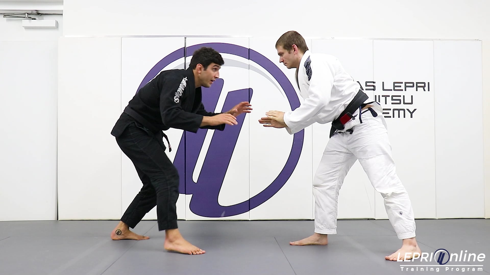 Lepri BJJ Online Training Single Leg to Double Leg Takedown to Side Contro