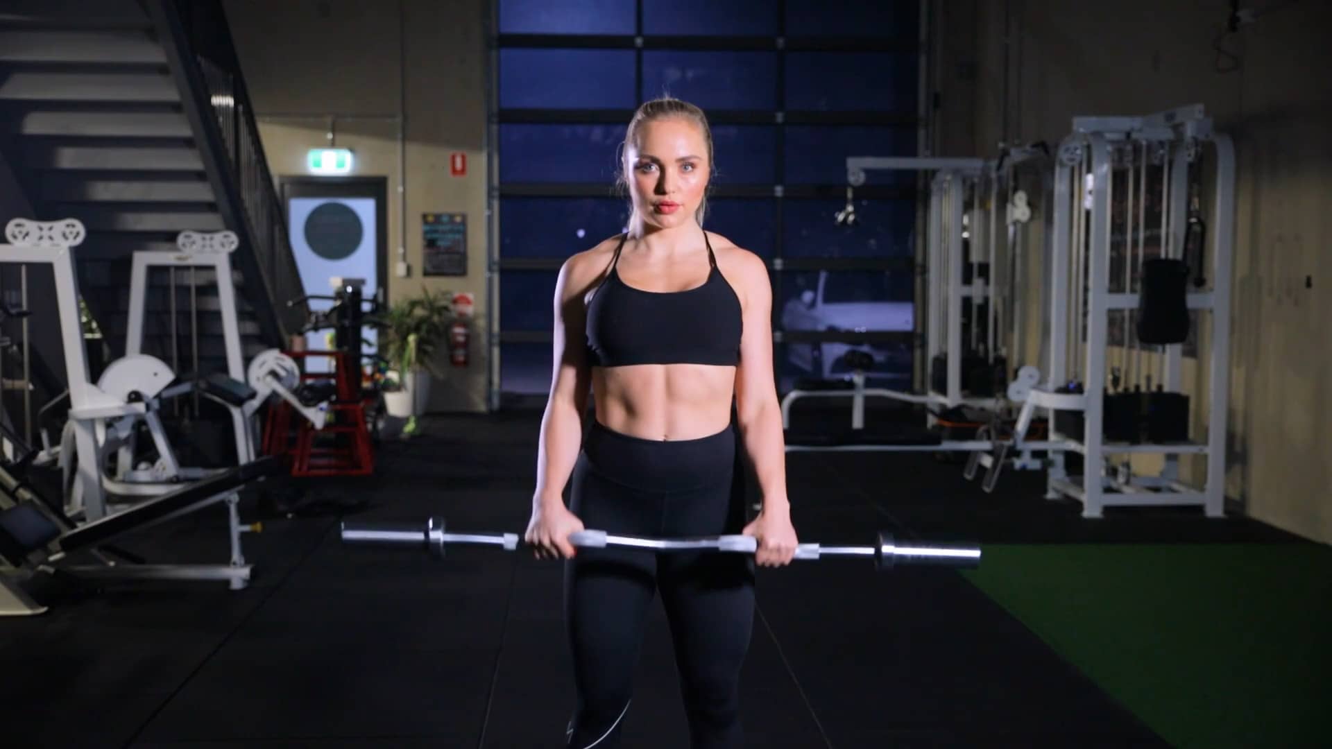 Standing EZ Bar Reverse Curl on Vimeo