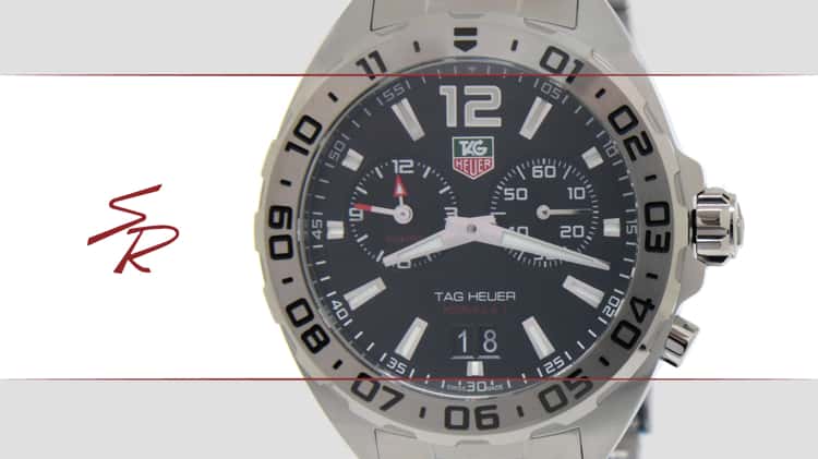 Tag Heuer Formula 1 Alarm 41mm Black WAZ111A.BA0875