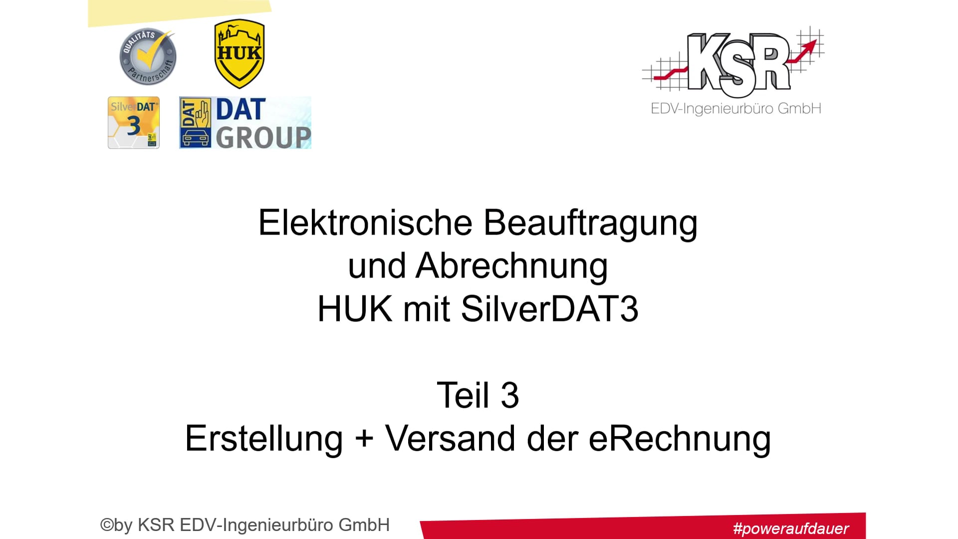 HUK EBeauftragung + ERechnung Mit SilverDAT3 MyClaim Teil 3 On Vimeo