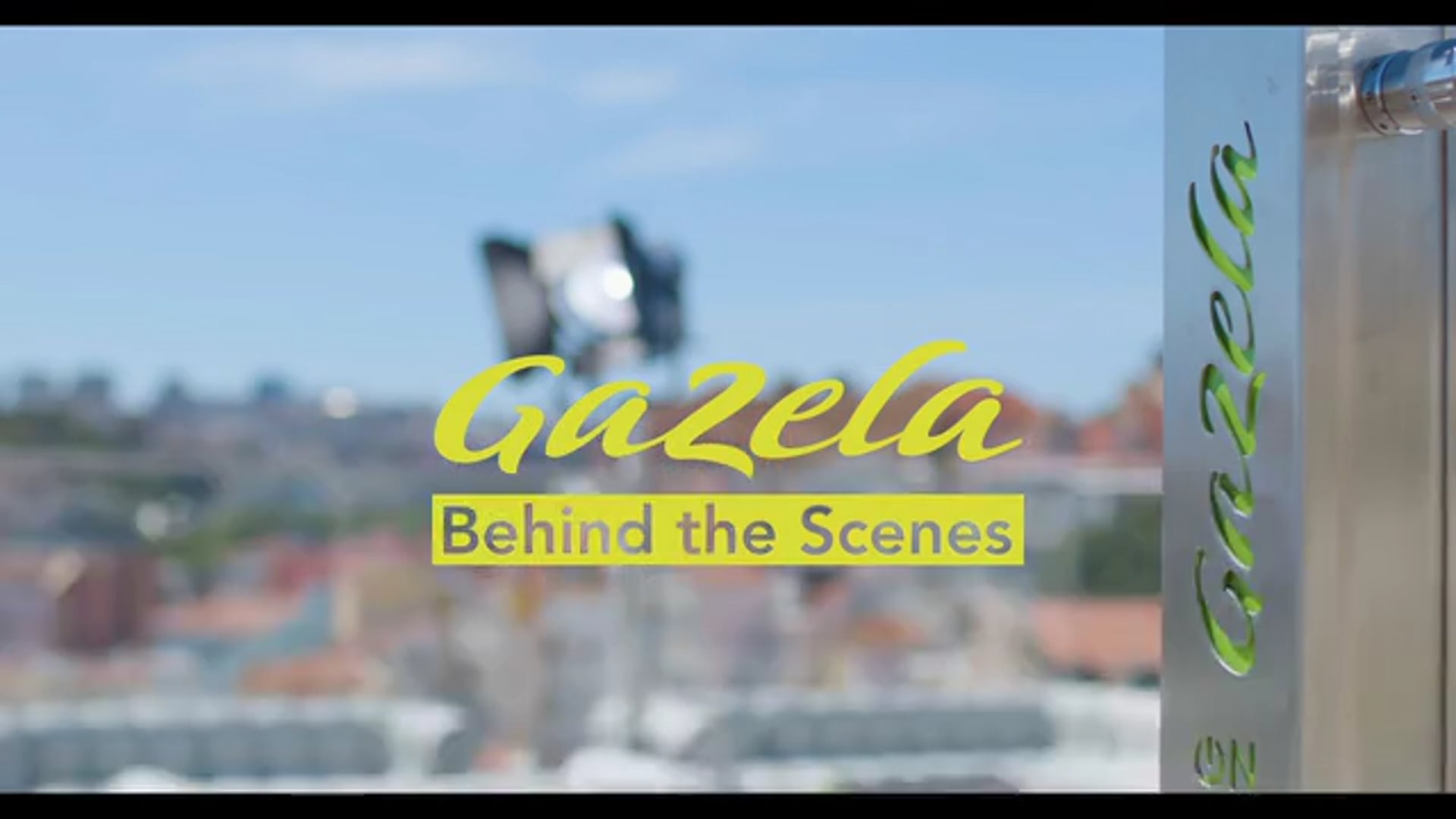 Behind the scenes Gazela