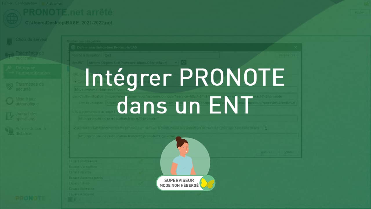 Intégrer PRONOTE dans un ENT en mode non hébergé on Vimeo