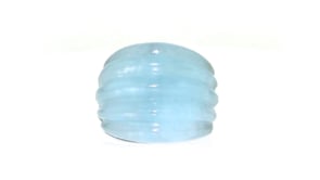 30.00 Carat Milky Aquamarine Dome Ring with Sterling Silver