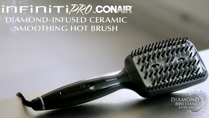 Infiniti PRO by Conair Diamond Brilliance Diamond infused Ceramic Smoothing Hot Brush BC7N HOW TO