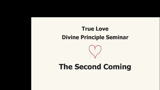 UTS Lecture Training 07, Second Coming