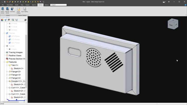 3D Software de diseño de chapa metálica - Alibre