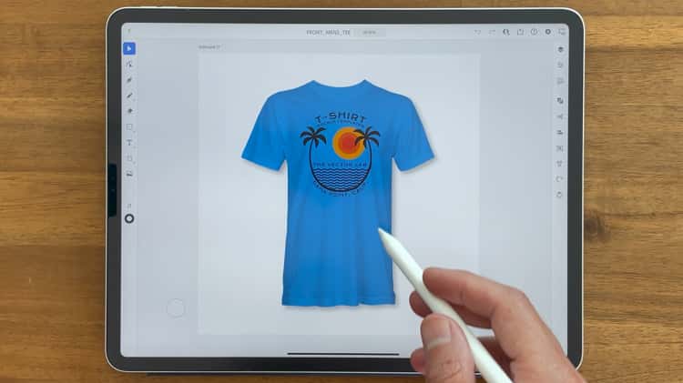 How to create T-Shirt Designs on the Ipad (Procreate)