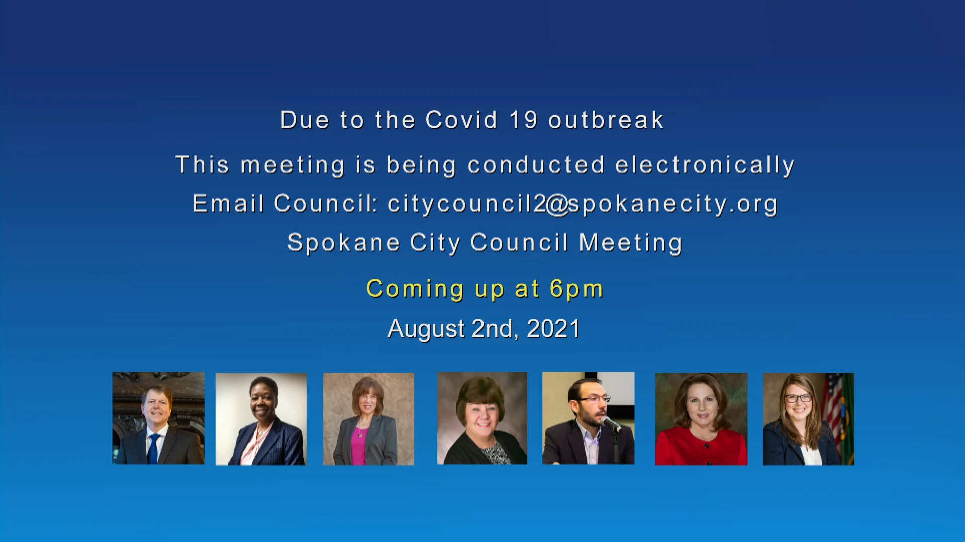 August 2 2021 Spokane City Council Meeting