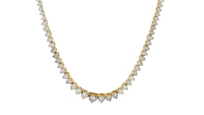 3.00 ct. t.w. Diamond Tennis Necklace in 18kt Gold Over Sterling