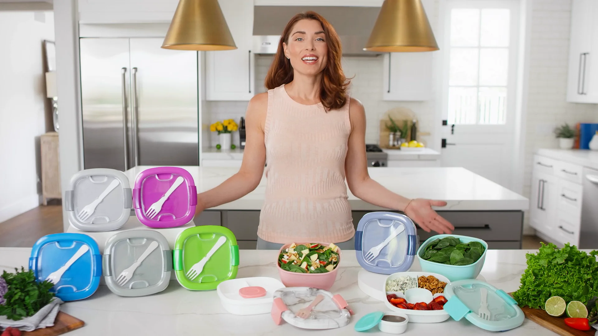 You Need A BENTGO Salad Container - BYE BYE Grocery Store Salads #shorts  #shortvideo 