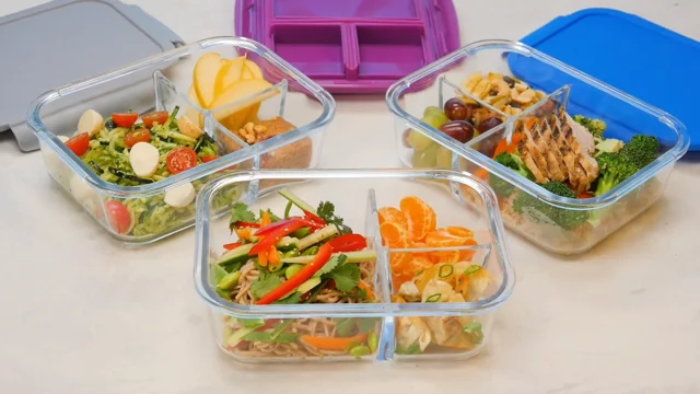 Bentgo® Glass Lunch Box - Leak-Proof Bento-Style Food Container with  Airtight Lid and Divided 3-Comp…See more Bentgo® Glass Lunch Box -  Leak-Proof