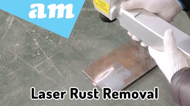 RustOff 100W Fiber Laser Hand-held Laser Rust, Dust & Paint Removal & Cleaning System Demonstration