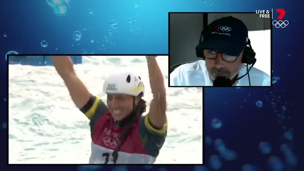 Jessica Fox: Tokyo 2020 Olympics - Richard Fox commentating Jess' Gold ...