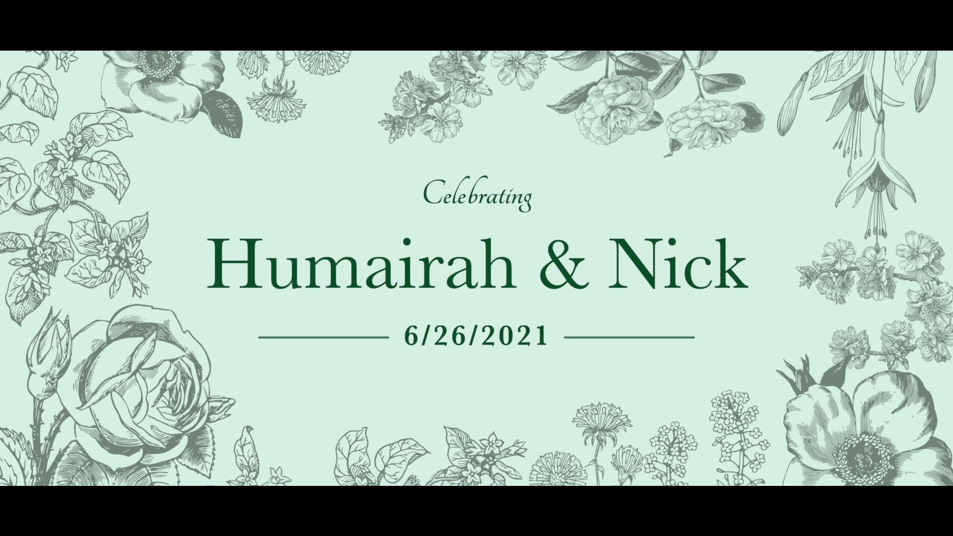 Nick Weds Mairah