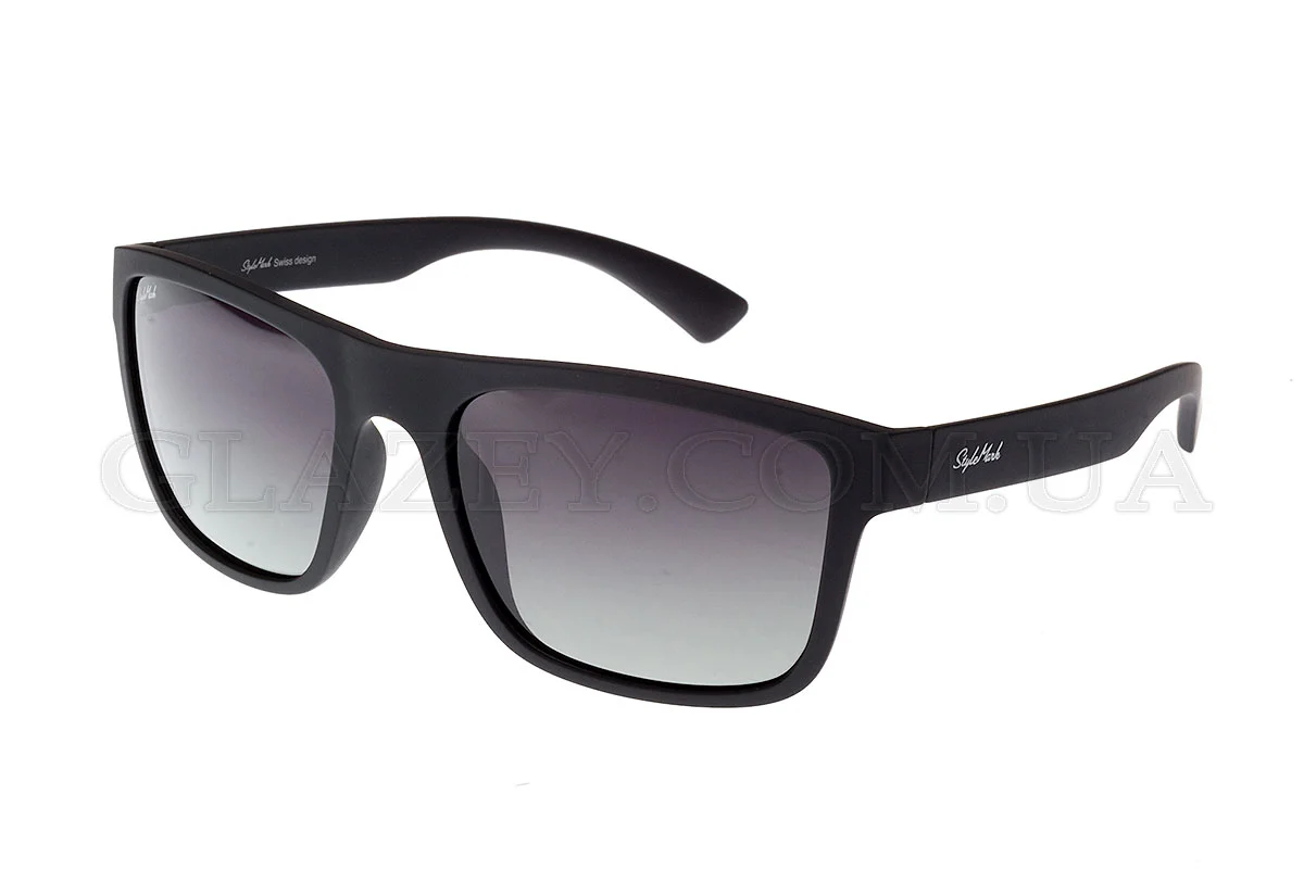 Чёрные очки StyleMark L2480 A в мужской пластиковой оправе