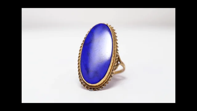 Vintage on sale lapis ring