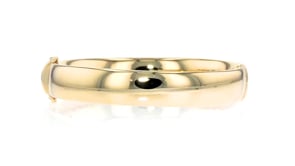 18kt Gold Over Sterling Bangle Bracelet