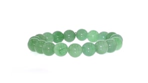 Jade Bead Stretch Bracelet