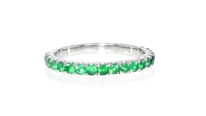 50 ct. t.w. Emerald Ring in Sterling Silver