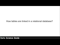 How tables are linked a Relational Database 