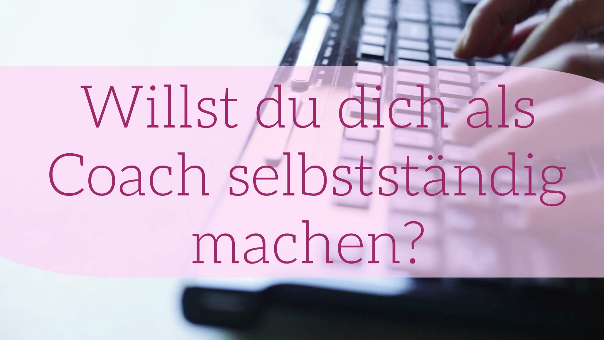 Workshop - Folge deinem Ruf Werbevideo