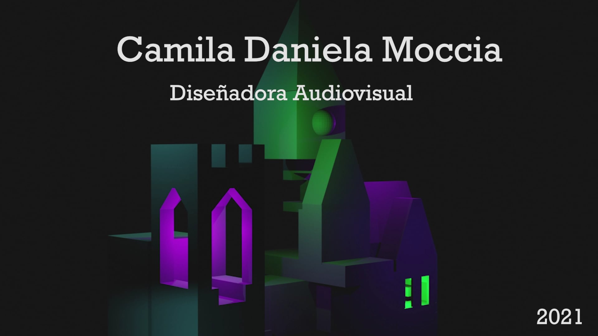 Reel animación- Moccia Camila