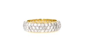 3.00 ct. t.w. Micropave Diamond Eternity Band in 14kt Yellow Gold