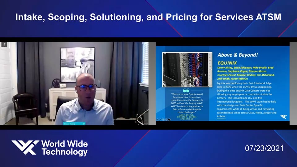 ATSM - 07-23-2021 - Services Sales - Above and Beyond - Equinix