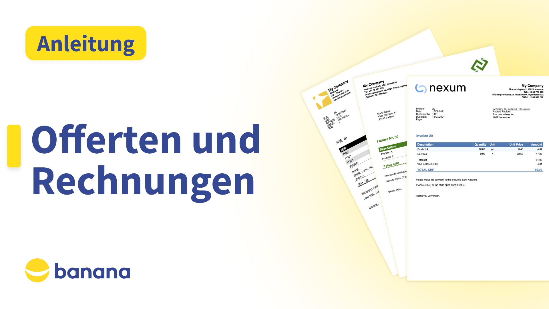 Applikation Offerten und Rechnungen on Vimeo