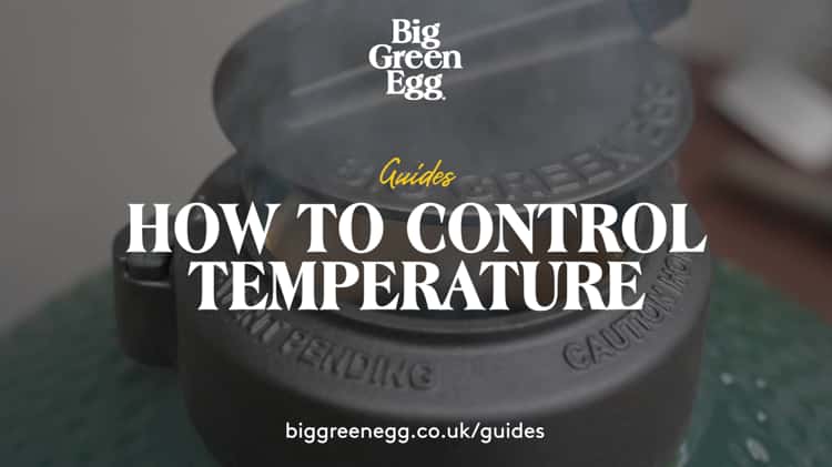 Green egg clearance temperature control