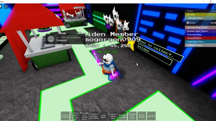 Dust Sans - Roblox