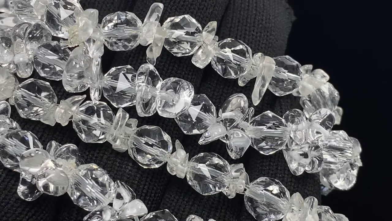 クリスタル スターラウンドカット8mm・10mm×チップ（ミニタンブル