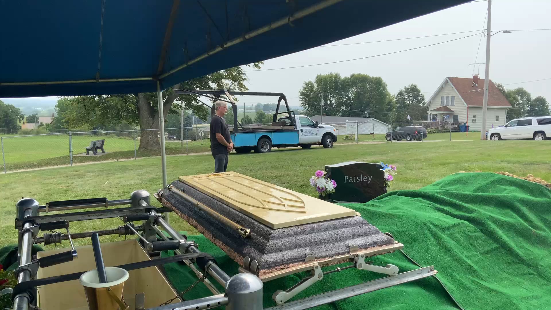 Clarence Kennicker Graveside Service on Vimeo