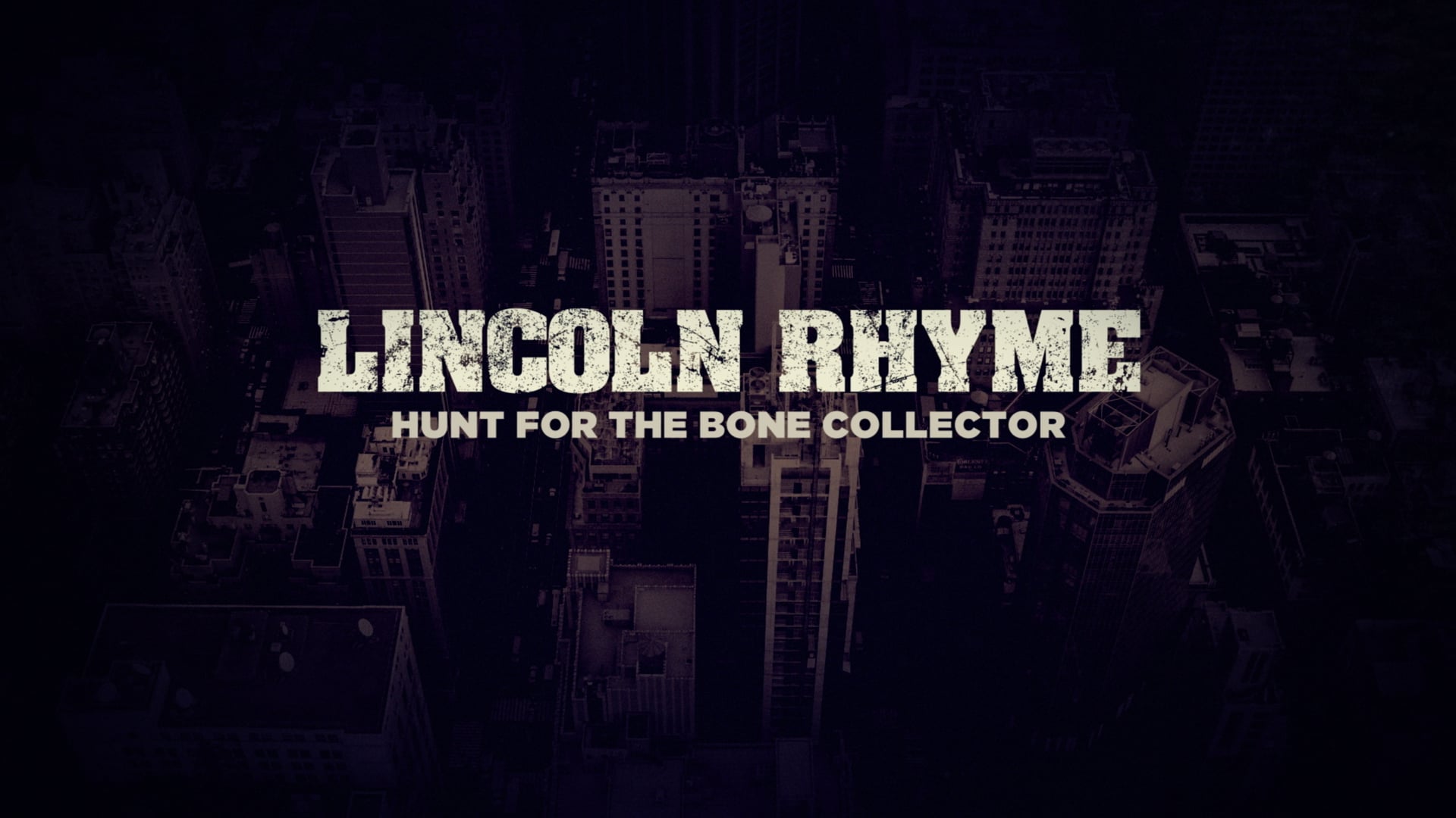 Lincoln Rhyme - Pilot Reel
